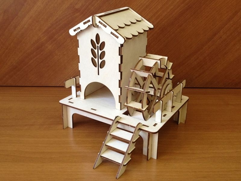 imagem do arquivo vetor para download Moinhos de Água para Casas de Chá