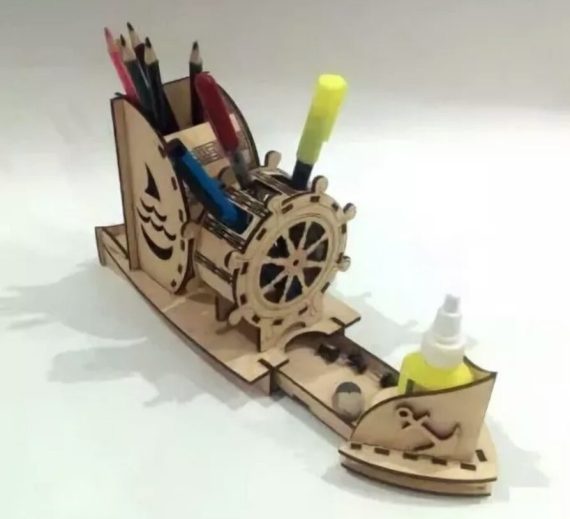 imagem do arquivo vetor para download Organizador Steampunk