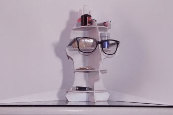 imagem do arquivo vetor para download Organizador de Cabeça em Corte a Laser