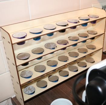 imagem do arquivo vetor para download Organizador de Cápsulas de Café Nespresso