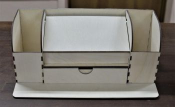 imagem do arquivo vetor para download Organizador de Mesa com Gaveta