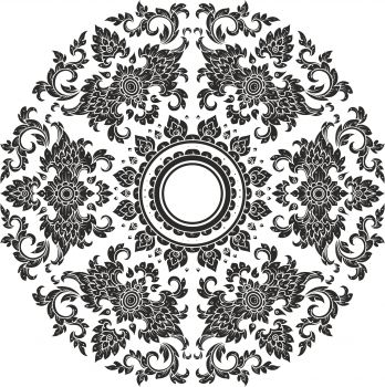 imagem do arquivo vetor para download Ornamento Tailandês