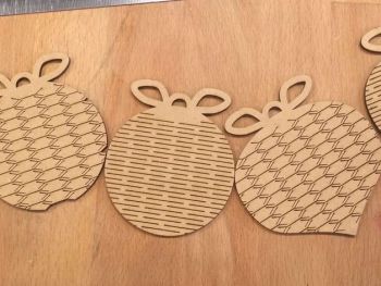 imagem do arquivo vetor para download Ornamento de Natal para Corte a Laser