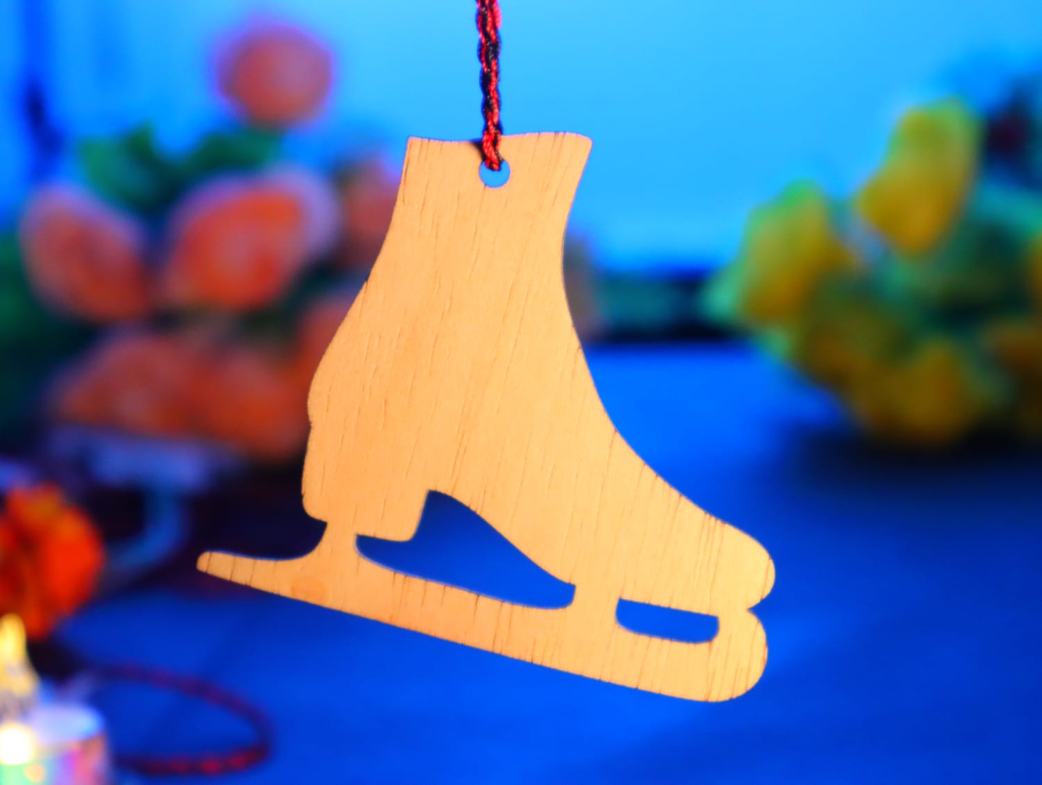 imagem do arquivo vetor para download Ornamento de Patins de Gelo