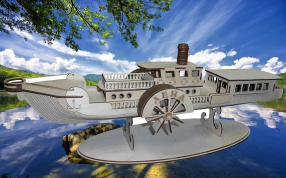 imagem do arquivo vetor para download Padrão de Quebra Cabeça 3D de Navio