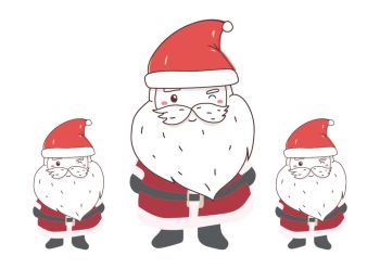 imagem do arquivo vetor para download Papai Noel Carinhoso