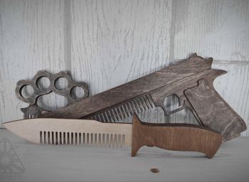 imagem do arquivo vetor para download Pente Arma