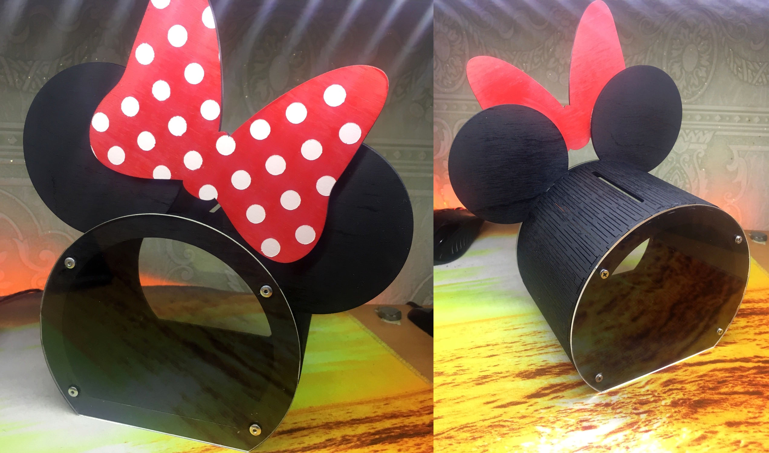 imagem do arquivo vetor para download Pequena Caixa Minnie Mouse