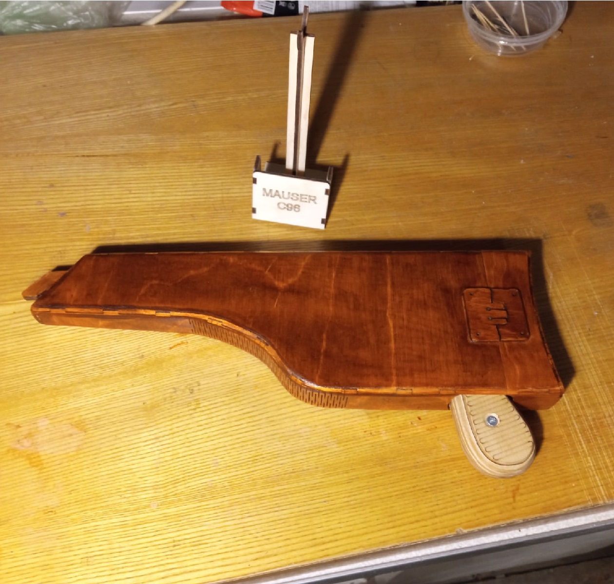imagem do arquivo vetor para download Pistola Mauser C96