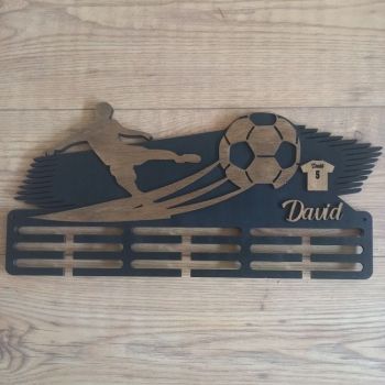 imagem do arquivo vetor para download Porta-medalha personalizado de futebol