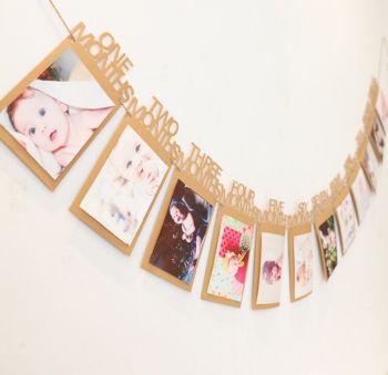 imagem do arquivo vetor para download PortaRetratos Decorativo de Bebê Cortado a Laser