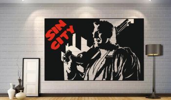 imagem do arquivo vetor para download Pôster Sin City para Decoração de Parede