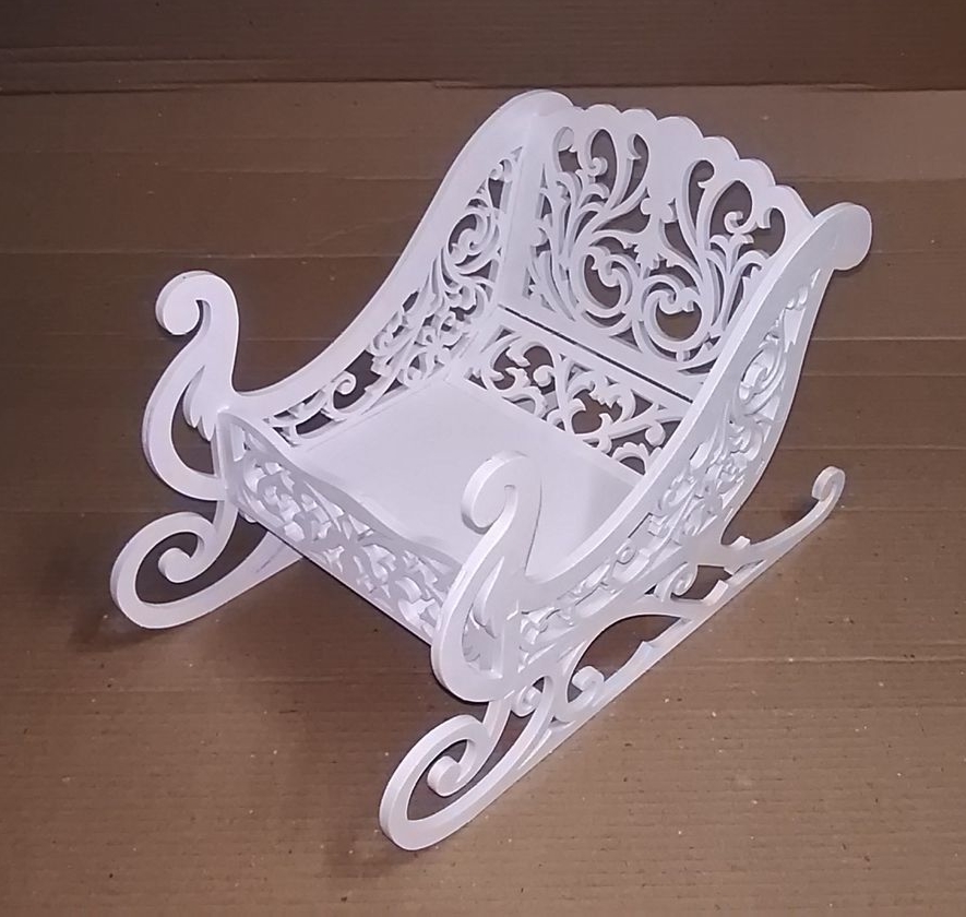 imagem do arquivo vetor para download Pote de Doces em Forma de Trenó