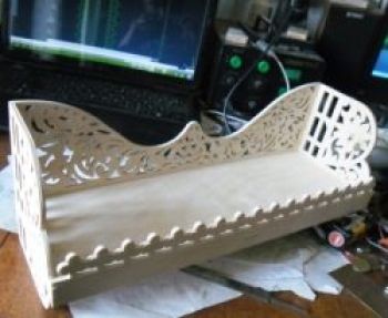 imagem do arquivo vetor para download Prateleira de Madeira para Corte a Laser