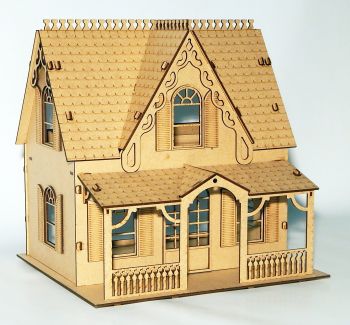 imagem do arquivo vetor para download Quebra-Cabeça 3D de uma casa