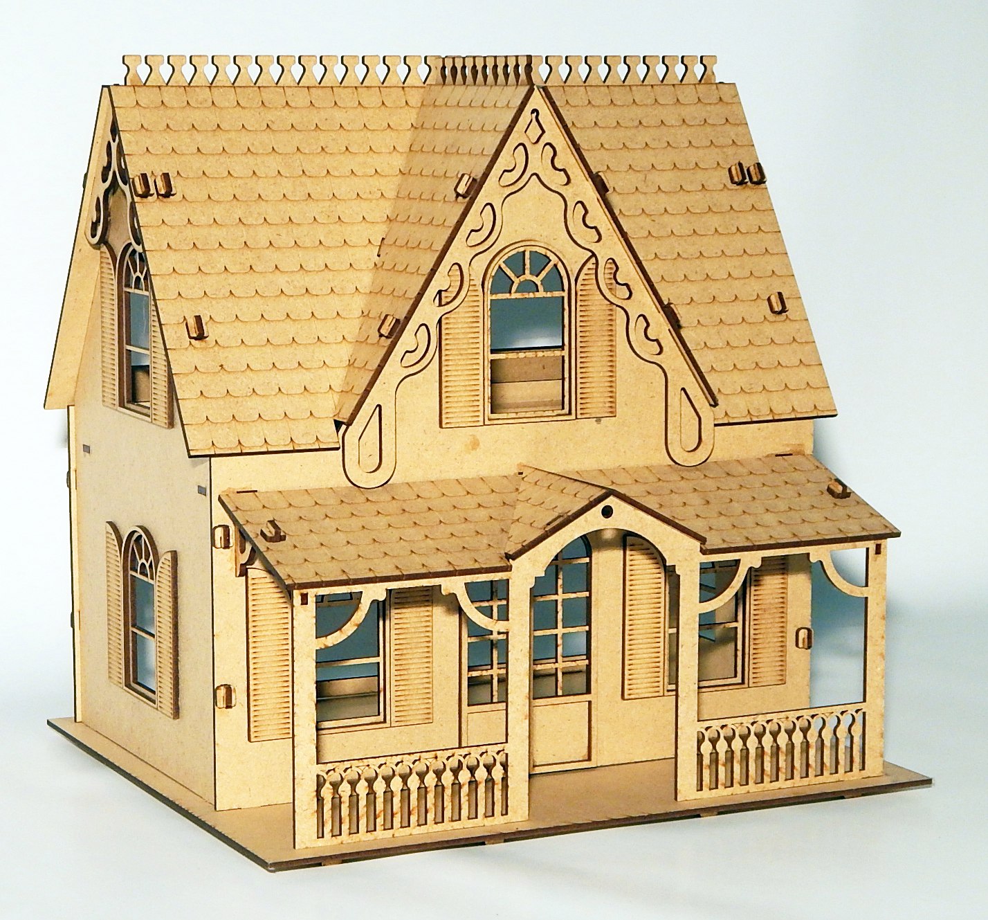 imagem do arquivo vetor para download Quebra-Cabeça 3D de uma casa