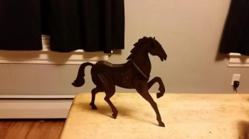 imagem do arquivo vetor para download Quebra Cabeça 3D de Cavalo