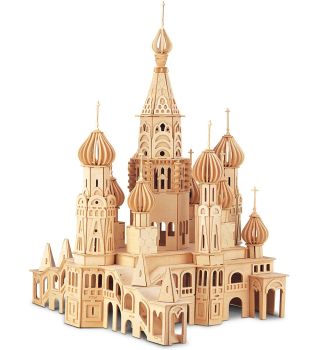 imagem do arquivo vetor para download Quebra Cabeça 3D de Igreja de São Petersburgo