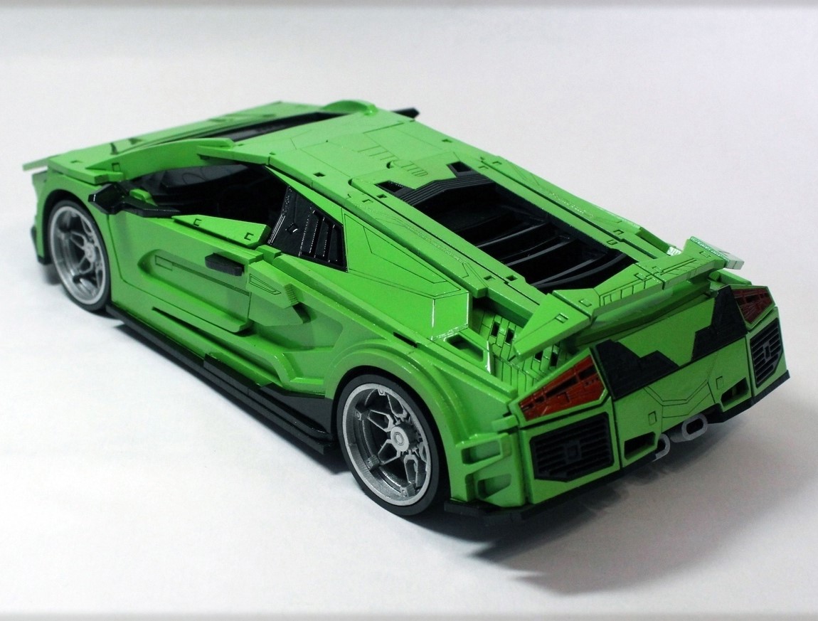 imagem do arquivo vetor para download Quebra cabeça 3D de Lamborghini Murcielago