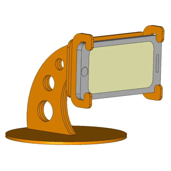 imagem do arquivo vetor para download Suporte de Telefone deitado alto