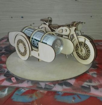 imagem do arquivo vetor para download Suporte de Bebidas para Motocicletas para Corte a