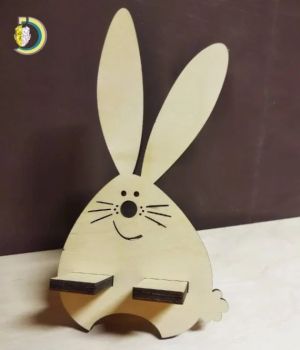 imagem do arquivo vetor para download Suporte de Celular de Coelho Fofo