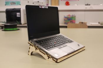 imagem do arquivo vetor para download Suporte de Laptop Aberto