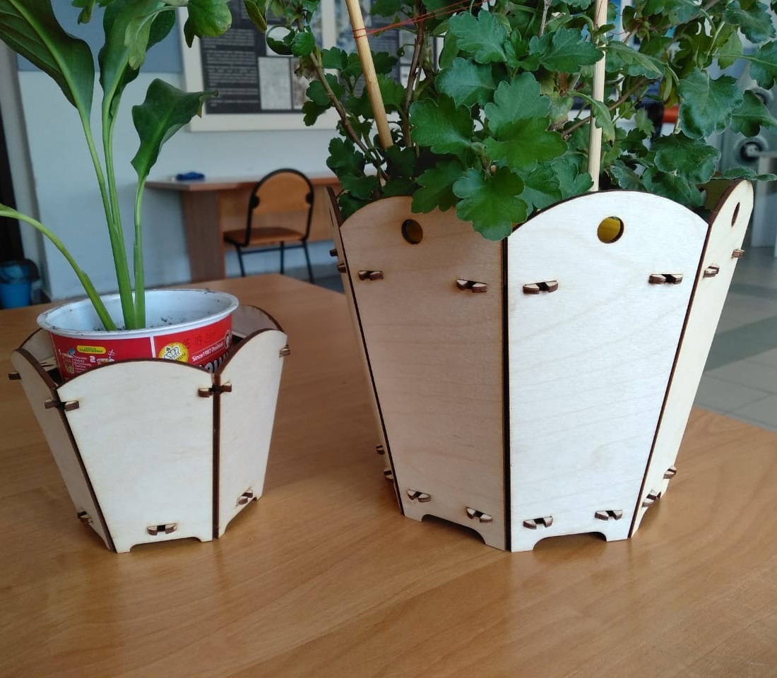 imagem do arquivo vetor para download Suporte de Plantas para Decoração Residencial 3mm