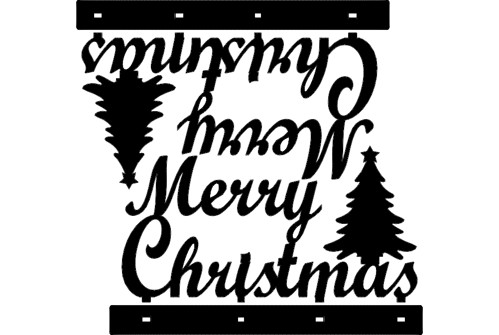 imagem do arquivo vetor para download Suporte para Decoração de Feliz Natal