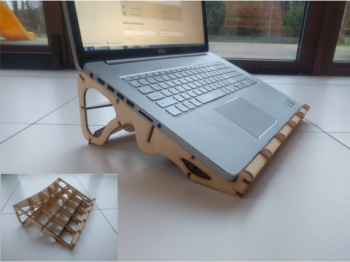 imagem do arquivo vetor para download Suporte para Laptop de 17 polegadas