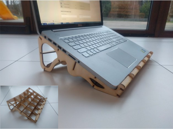 imagem do arquivo vetor para download Suporte para Laptop de 17 polegadas