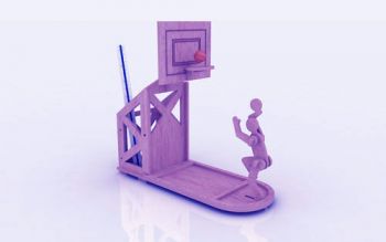 imagem do arquivo vetor para download Suporte para caneta de basquete