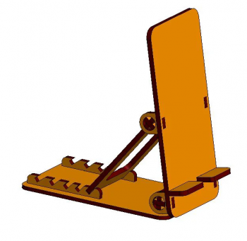 imagem do arquivo vetor para download Suporte para celular com regulagem