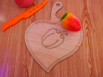 imagem do arquivo vetor para download Tábua de Corte de Alimentos