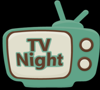 imagem do arquivo vetor para download Televisão à Noite