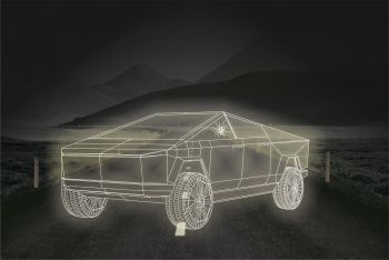imagem do arquivo vetor para download Tesla Cybertruck