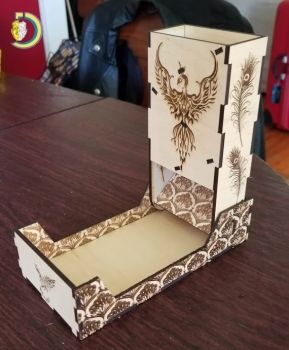 imagem do arquivo vetor para download Torre de Dados Dobrável Cortada a Laser