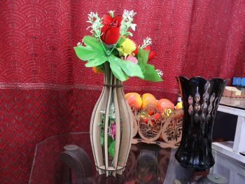 imagem do arquivo vetor para download Vaso para Flores 3mm