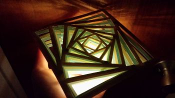 imagem do arquivo vetor para download Vetor Lâmpada de luz quadrada
