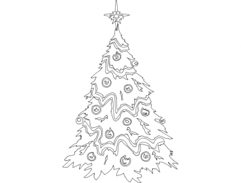 imagem do arquivo vetor para download Vetor de Árvore de Natal