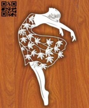 imagem do arquivo vetor para download Vetor de Bailarina