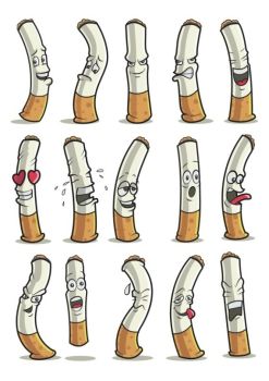 imagem do arquivo vetor para download Vetores de Cigarro para Camisetas