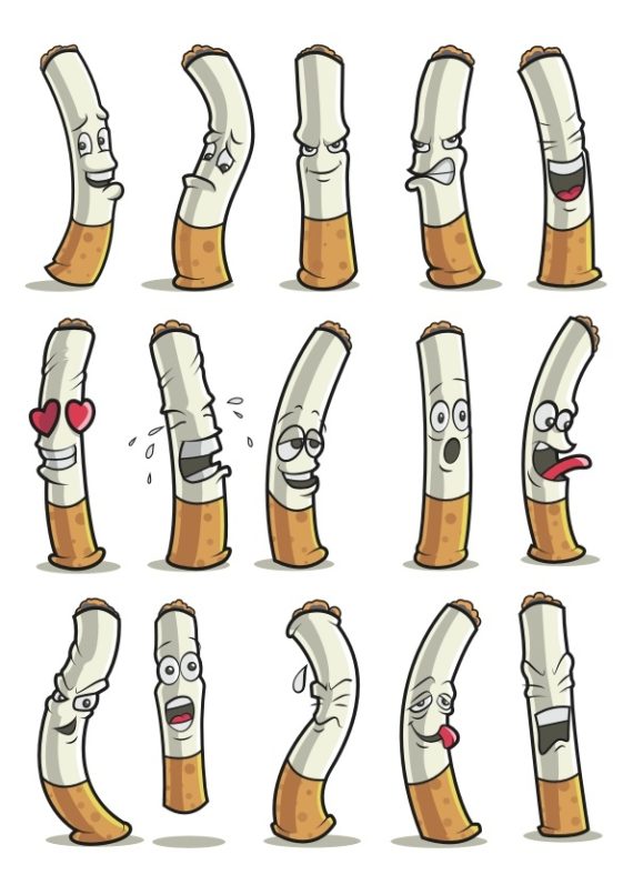 imagem do arquivo vetor para download Vetores de Cigarro para Camisetas