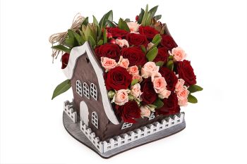 imagem do arquivo vetor para download Casa para Flores