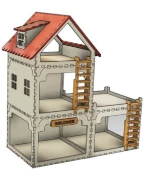 imagem do arquivo vetor para download Layout 3D da Casa