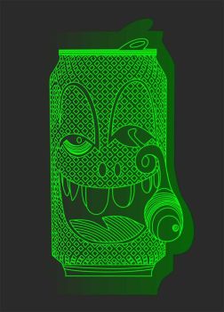 imagem do arquivo vetor para download Layout de Luminária de Acrílico 3