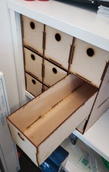 imagem do arquivo vetor para download Organizador de 9 Gavetas
