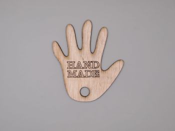 imagem do arquivo vetor para download Placa Artesanal Símbolo de Mão