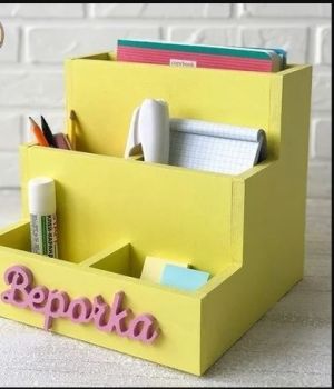 imagem do arquivo vetor para download Porta-organizador de material de escritório