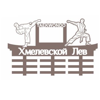 imagem do arquivo vetor para download Suporte de Medalhas de Taekwondo para Exibição
